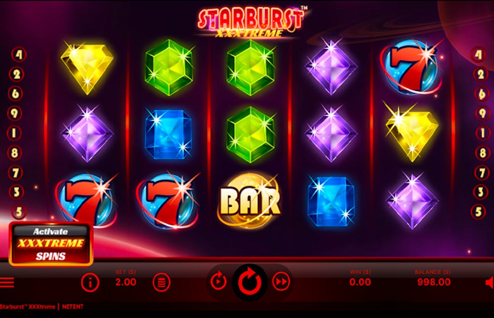Starburst XXXtreme: Information och detaljer logo