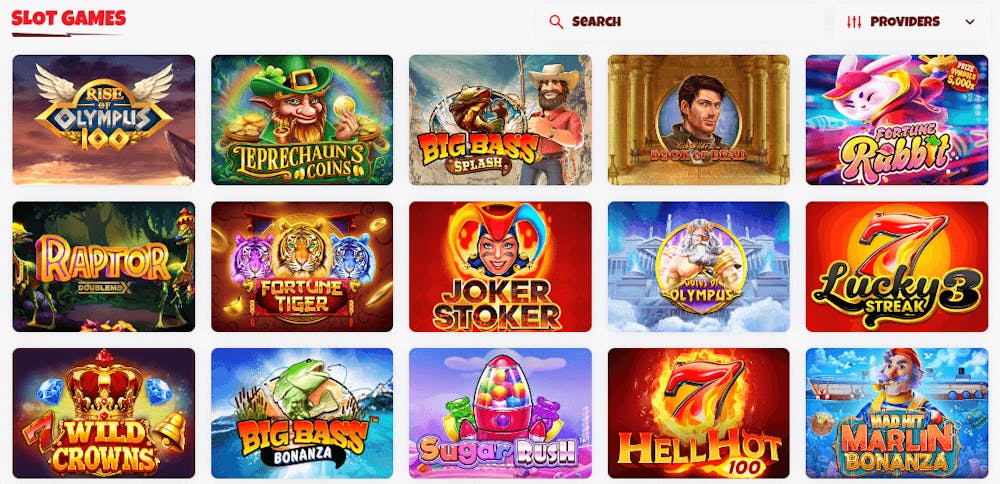 Populära slots som finns på Supacasi