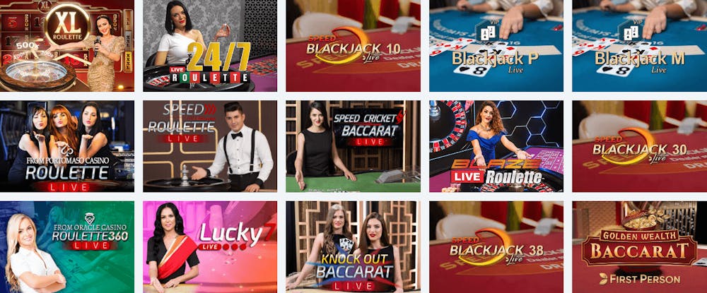 Live casino spel på Svenplay Casino