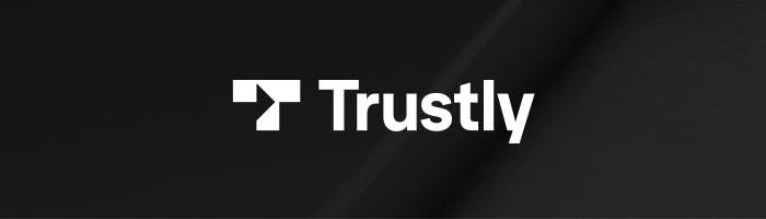Logotypen för betalningsmetoden Trustly. Tyvärr kan du inte längre spela på något Trustly casino utan svensk licens.