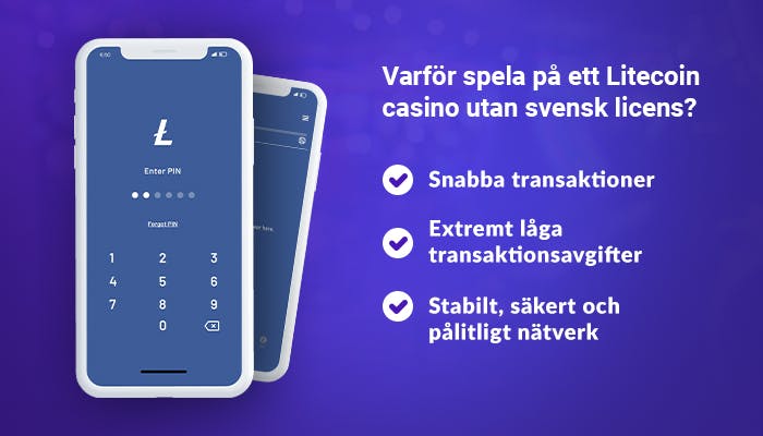 Lista med skäl till varför du bör spela på ett Litecoin casino