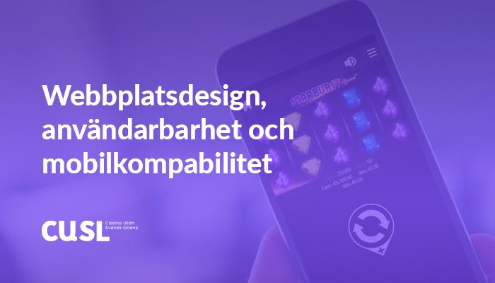 Hur väl anpassad är casinosajten?