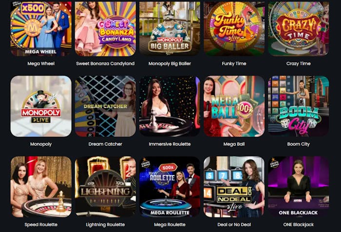Winny Casino Live Casino