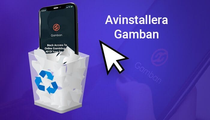 Hur man avinstallera Gamban