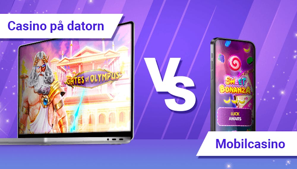 Casino på datorn vs mobilcasino