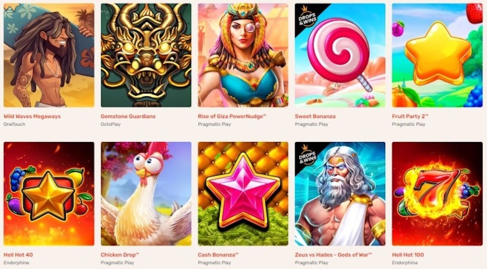 koi casino urval av spel