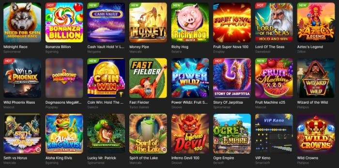 need for spin urval av spel