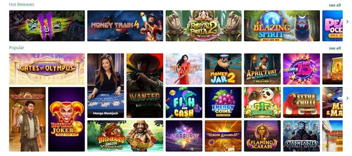 qbet urval av spel