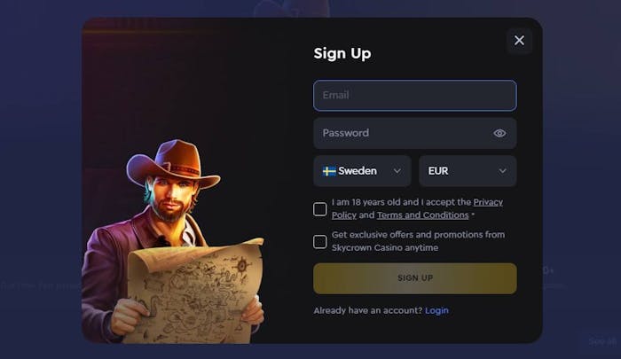 skycrown casino registerningssida