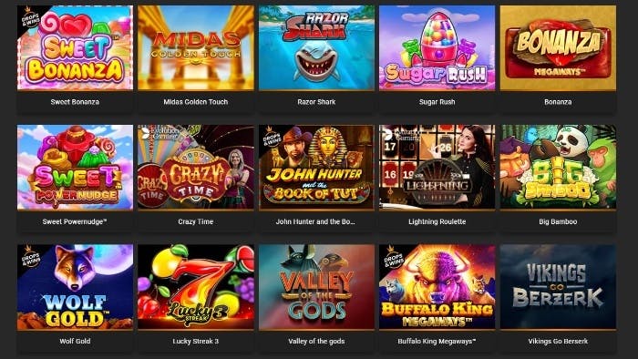 vegadream urval av spel