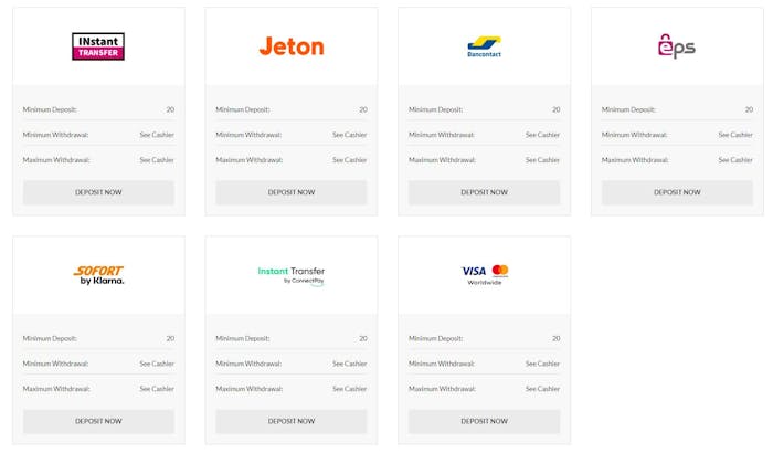 west casino betalningsalternativ