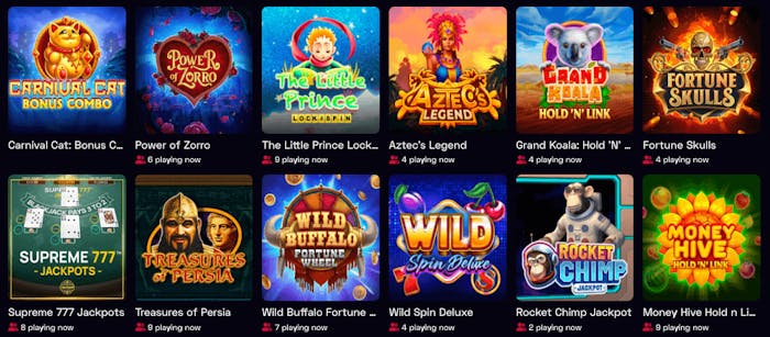 Det finns gott om jackpott slots hos Ybets. Prova till exempel Fortune Skulls eller Wild Buffalo Fortune Wheel.