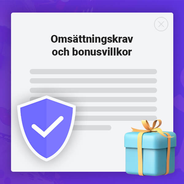 Läs igenom bonusvillkoren